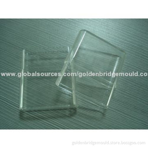 Plastic injection molding for dental care product, clear boxNew